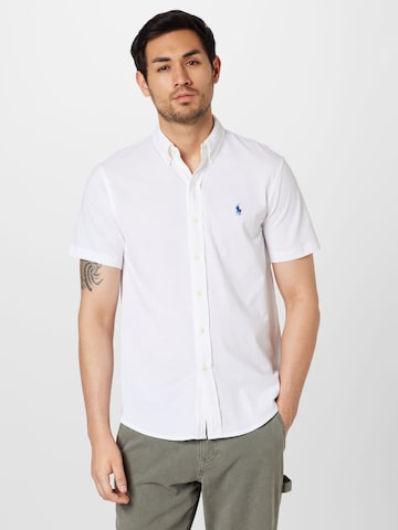 Polo Ralph Lauren Regular Fit Skjorte i hvid: forside