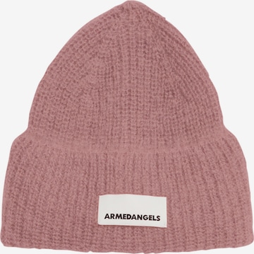 ARMEDANGELS Mütze SNOWAA in Lila: Vorderseite
