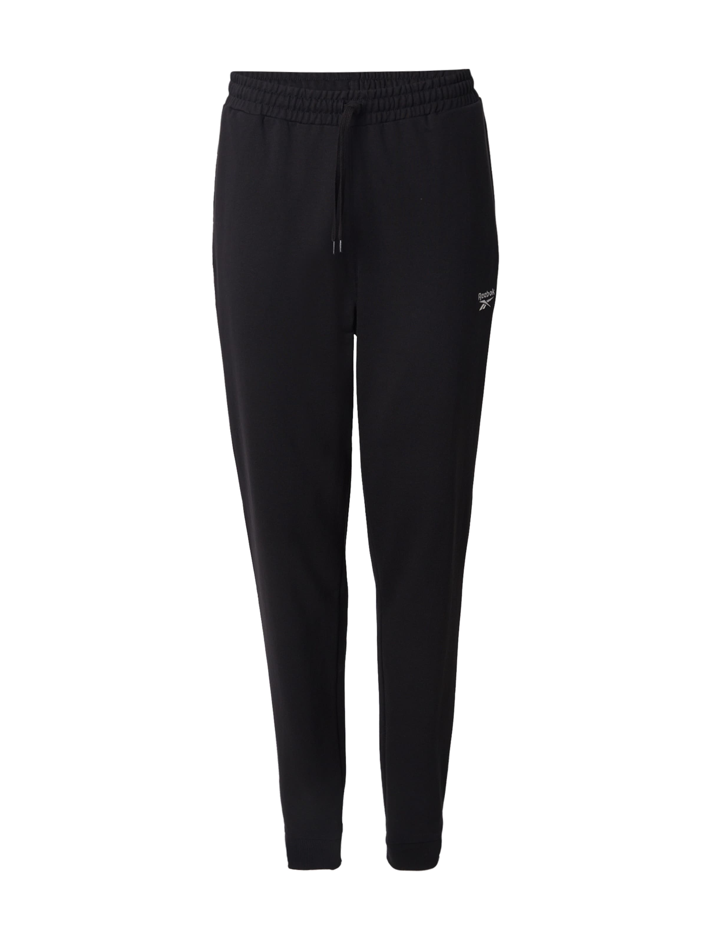 ReebokTapered Sportske hlače - crna boja: prednji dio