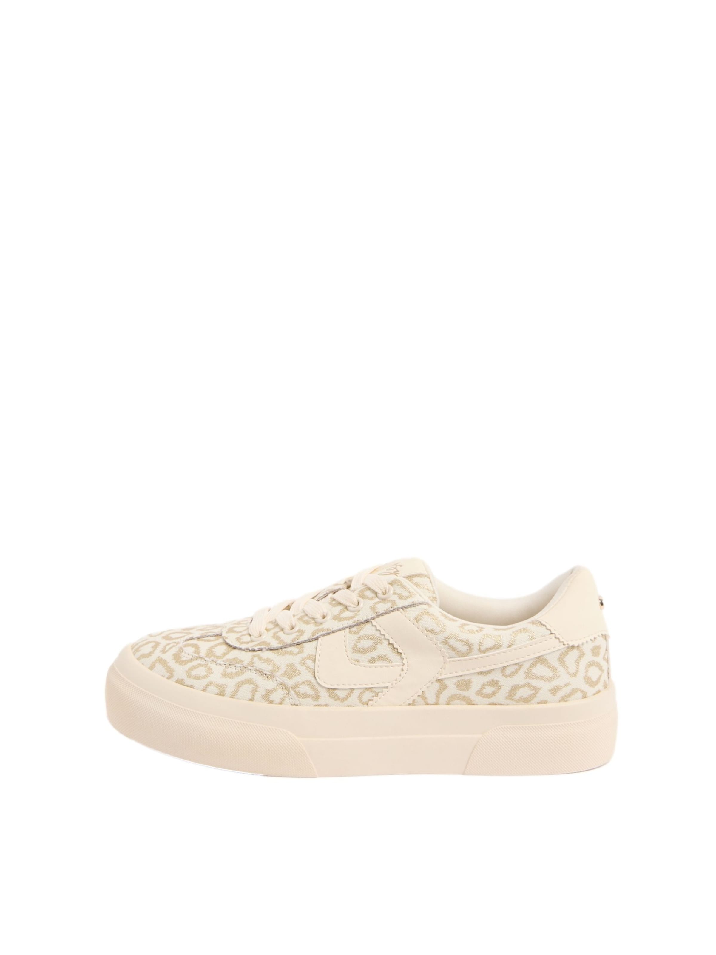 Lipsy Sneaker in hellbeige / gold, Produktansicht