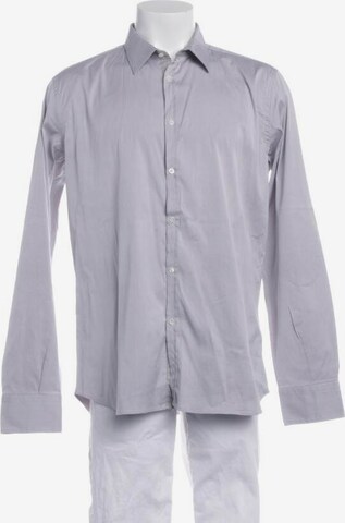 Aglini Button Up Shirt in XS in Grey: front
