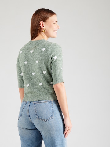VERO MODA Pullover 'VMDOFFY INTARSIA' i grøn