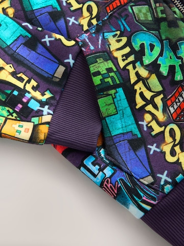 Veste de survêtement 'Minecraft' Next en violet