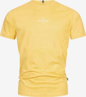 Kronstadt T-shirt 'Conrad' in Gelb: Vorderseite
