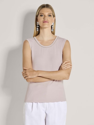 MADELEINE Top in Beige: voorkant