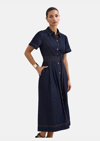 Phase Eight Dress in Blue: front