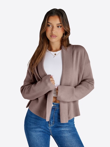 Geacă tricotată de la Imily Bela pe maro