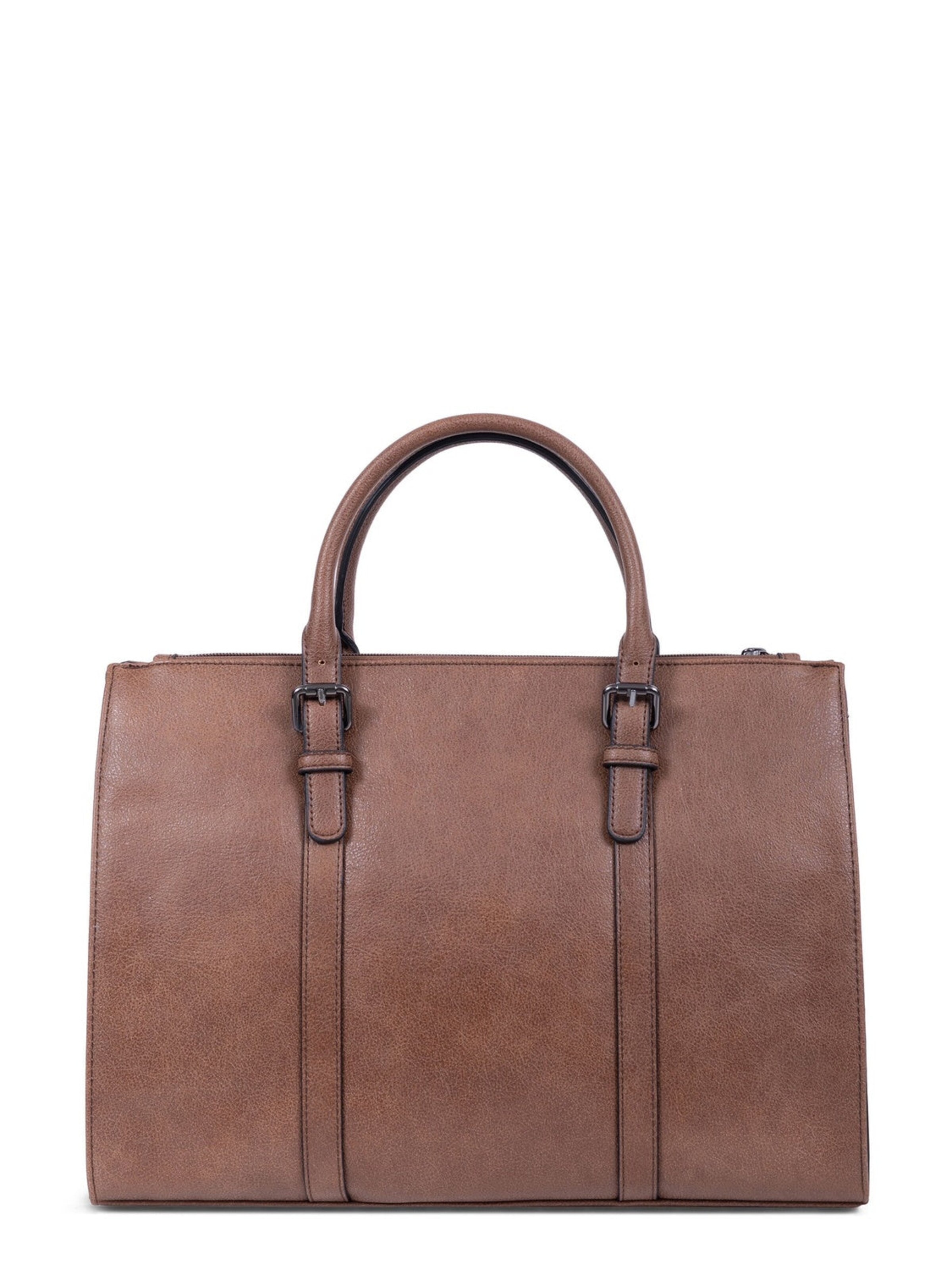 Hexagona Handtasche 'Gracieuse'‌‌‌‌‌‌‌‌‌‌ in Braun