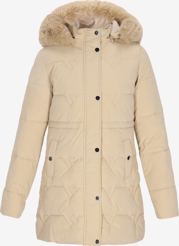 Usha - Abrigo de invierno en beige: frente