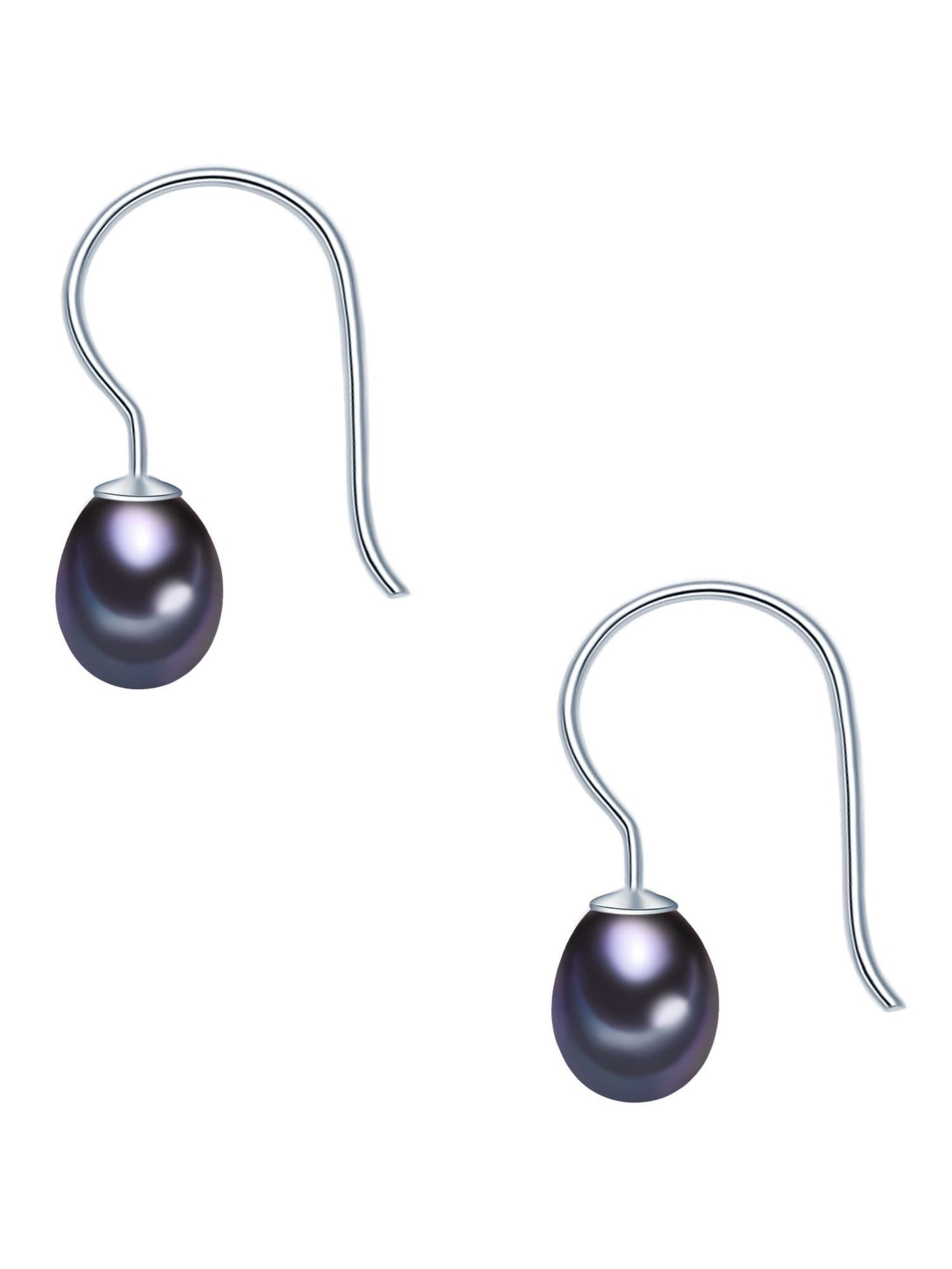 Valero Pearls Earrings in Silver
