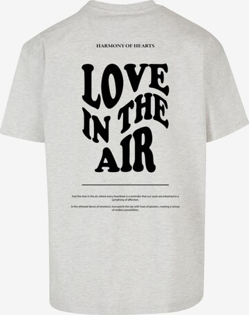 Merchcode T-Shirt 'Love In The Air' in Grau