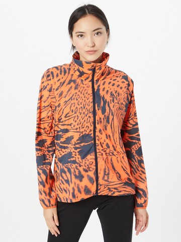 ADIDAS SPORTSWEAR Athletic Jacket 'Fast ' in Orange: front