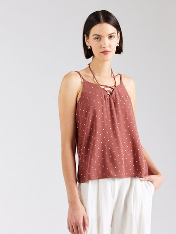 ABOUT YOU Top 'Elna' in Brown: front