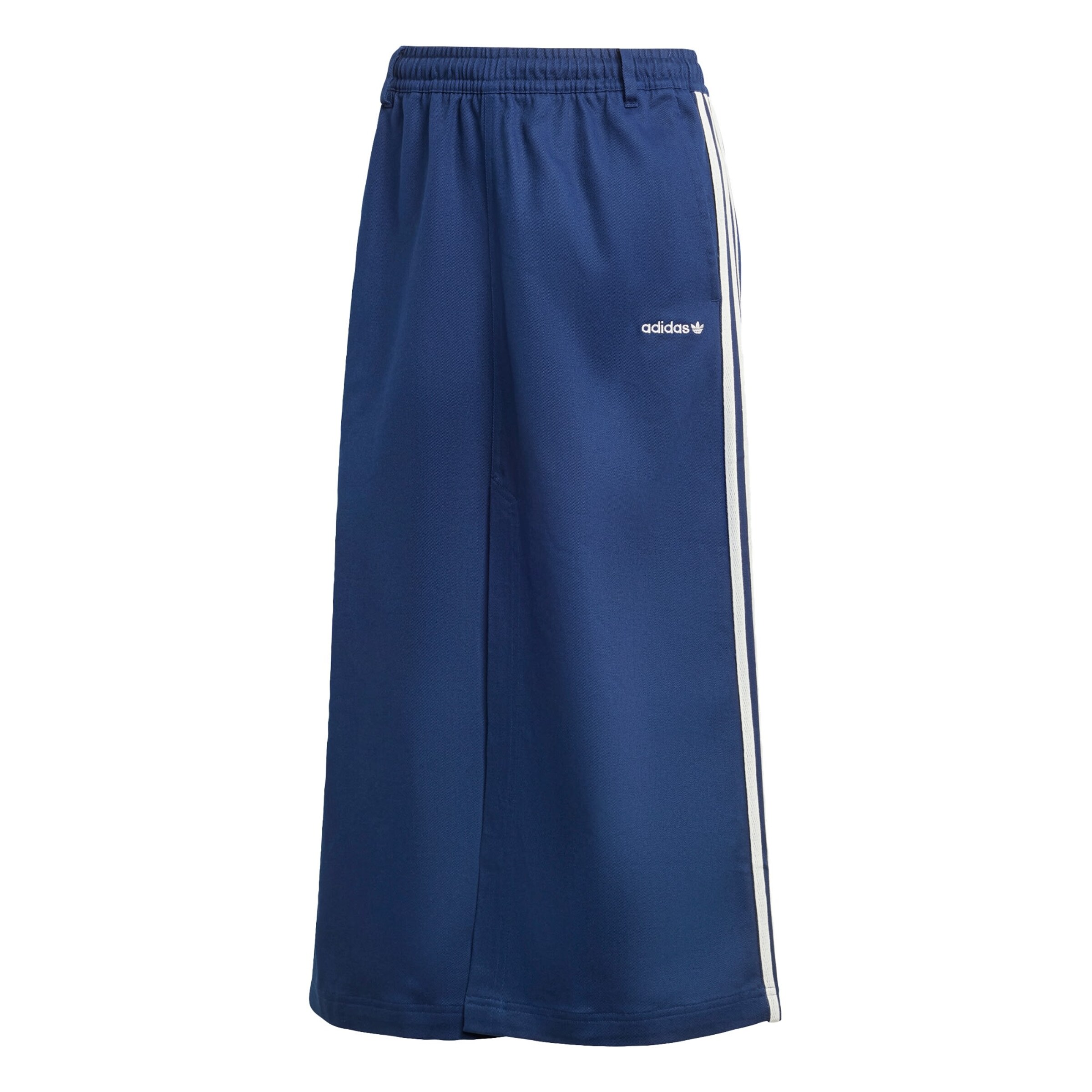 ADIDAS ORIGINALS Rok 'Cotton Twill Midi' in Blauw: voorkant