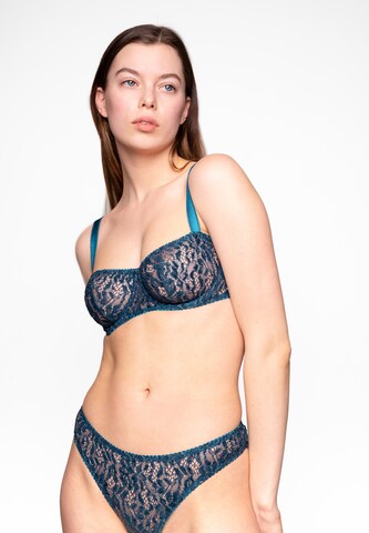 Aurore Lingerie Μπαλκονέ Σουτιέν 'Agnes' σε πράσινο: μπροστά