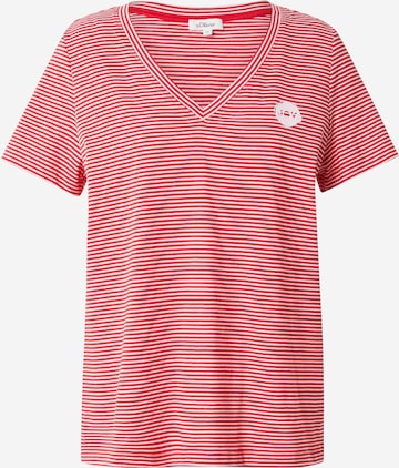 T-shirt s.Oliver en rouge : devant