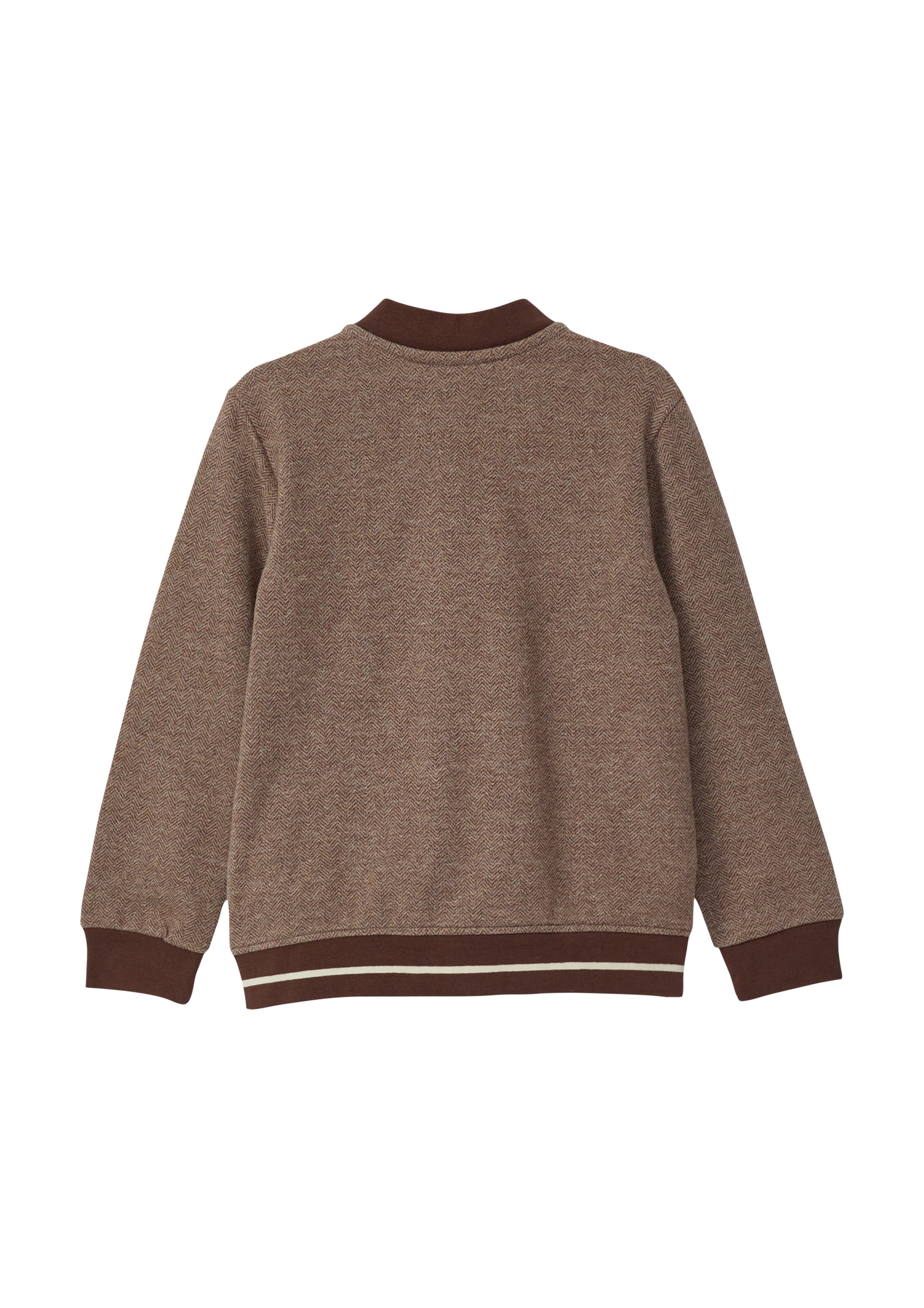 s.Oliver Sweat jacket in Brown