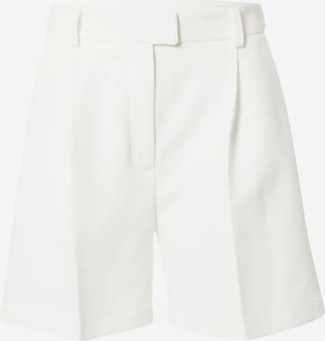 LENI KLUM x ABOUT YOU Regular Pleat-front trousers 'Elisa' in White: front