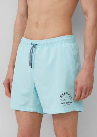 s.Oliver Badeshorts in Blau: Vorderseite