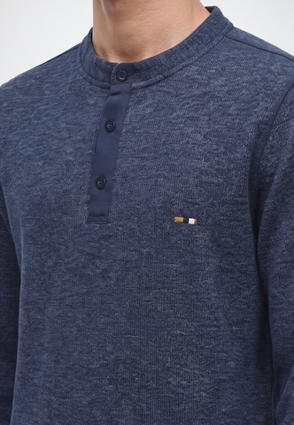 INDICODE JEANS Kampsun 'Dorburn Grandad', värv sinine