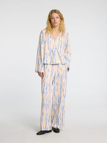 SELECTED FEMME Wide leg Broek 'BAELA' in Beige