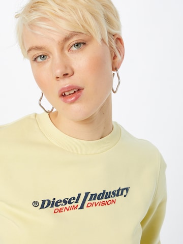 DIESEL Sweatshirt in Gelb