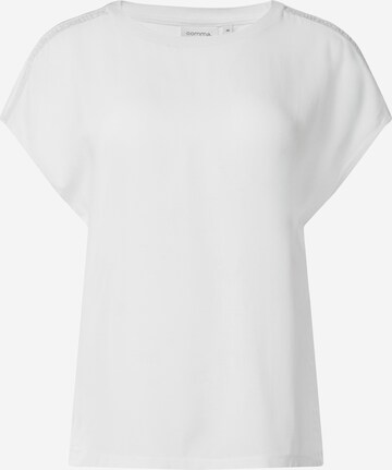T-shirt comma casual identity en blanc : devant