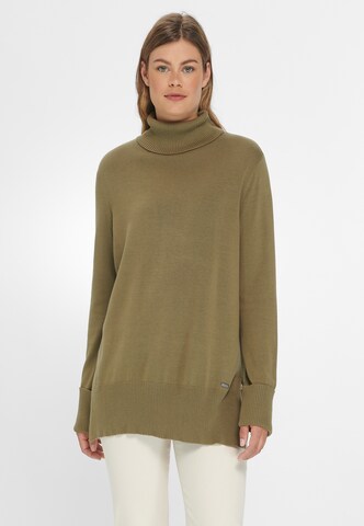 Emilia Lay Pullover in Grün: Vorderseite