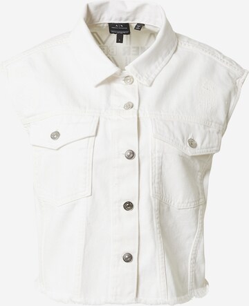 Veste mi-saison ARMANI EXCHANGE en blanc : devant