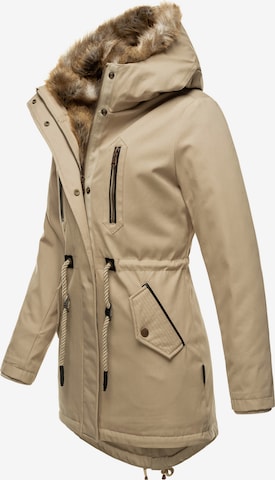 NAVAHOO Winterjacke 'Diamond' in Beige