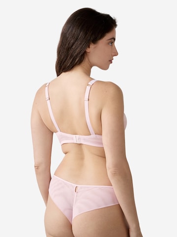 T-shirt Reggiseno 'Gamme' di ETAM in rosa