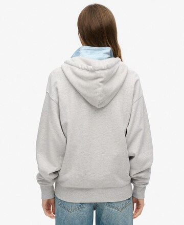 Superdry Sportsweatjacke in Grau