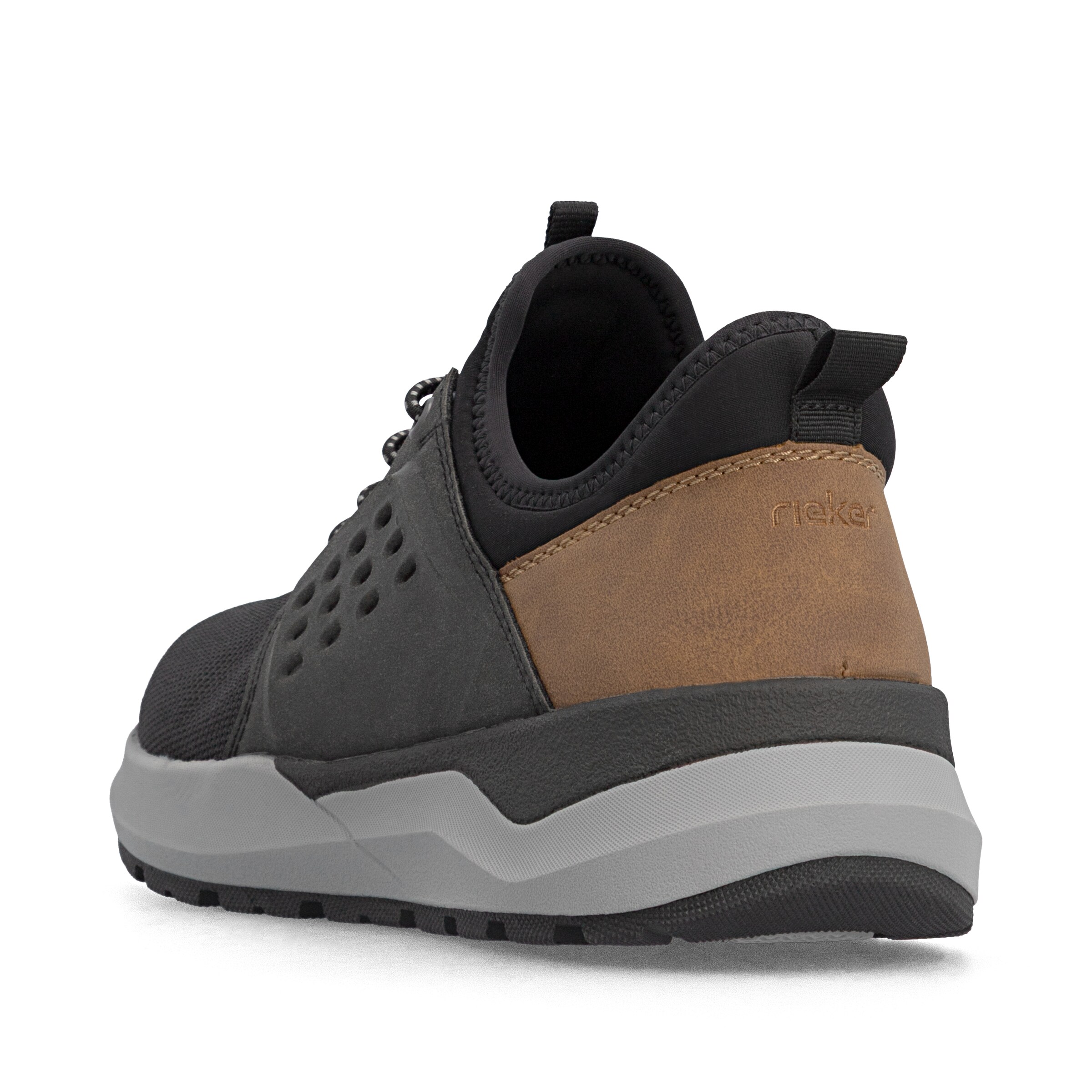 Chaussure de sport à lacets Rieker en noir
