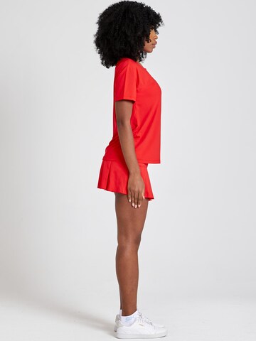 SPORTKIND Funktionsshirt 'Loose Fit Kurzarm'‌‌‌‌‌‌‌ in Rot