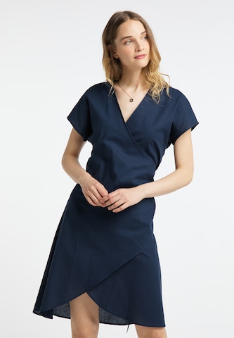 Robe-chemise DreiMaster Maritim en bleu : devant