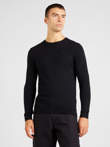 Superdry - Pullover 'Essential' em preto: frente