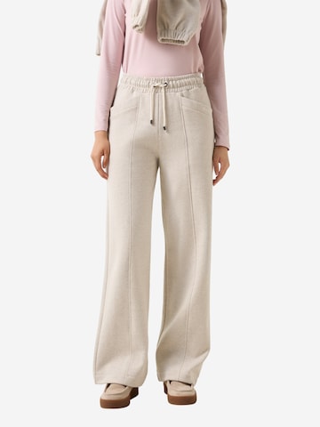 BOGNER Wide Leg Hose 'Toto' in Beige: Vorderseite