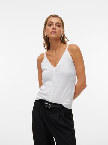 VERO MODA Knitted top 'NEW LEXSUN' in White: front