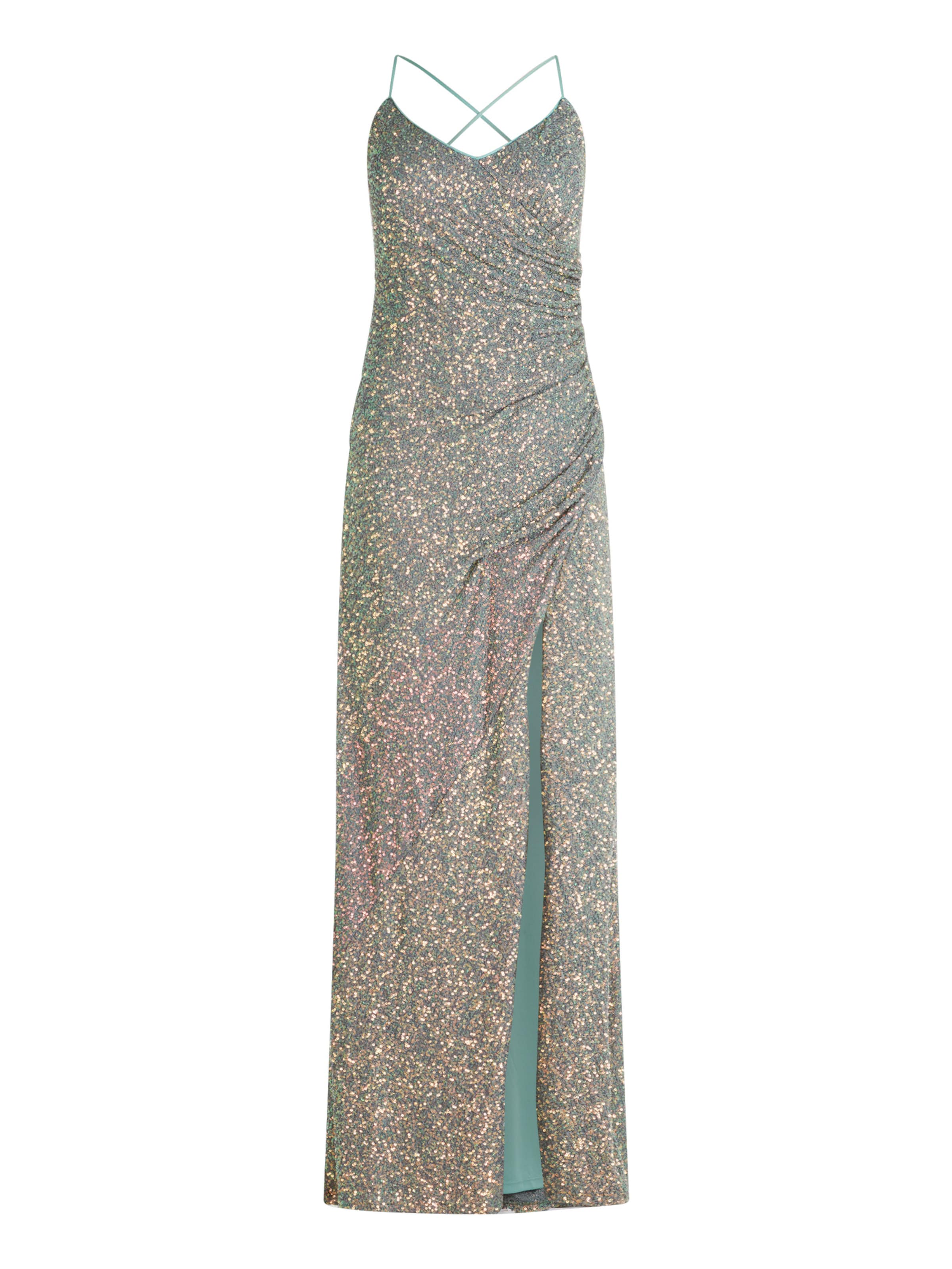 Vera Mont Avondjurk in Blauw: voorkant