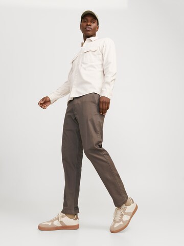 JACK & JONES Regular Hose 'JPSTKane JJDave' in Braun