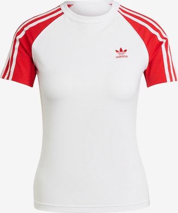 Maglietta 'Adicolor' di ADIDAS ORIGINALS in bianco: frontale