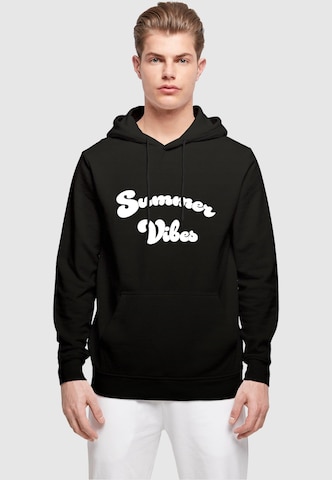 Sweat-shirt 'Summer Vibes' Merchcode en noir : devant