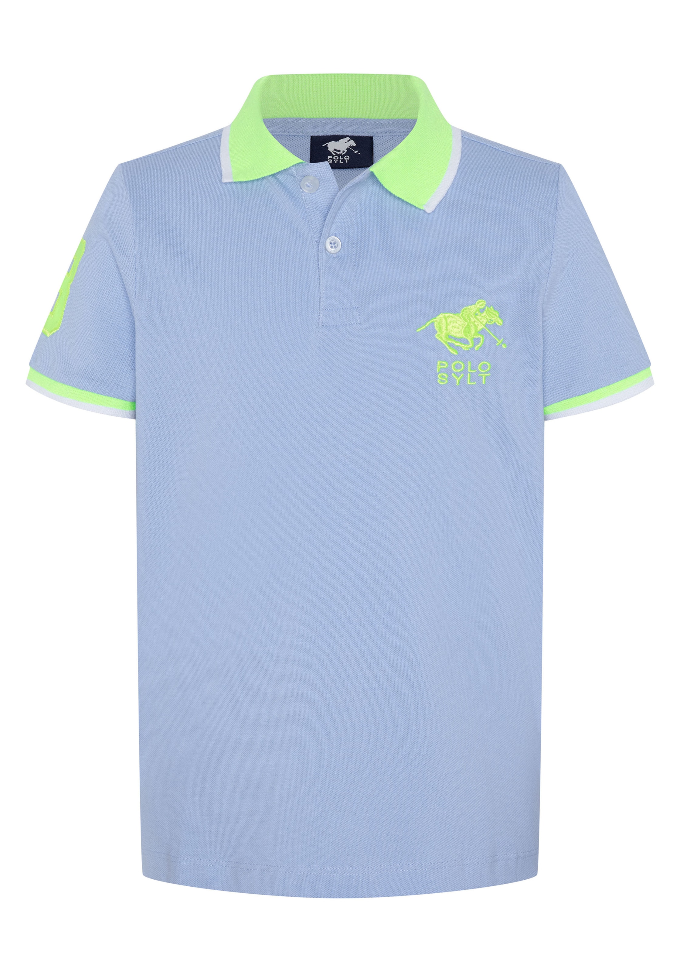 Polo Sylt Shirt in Blue: front