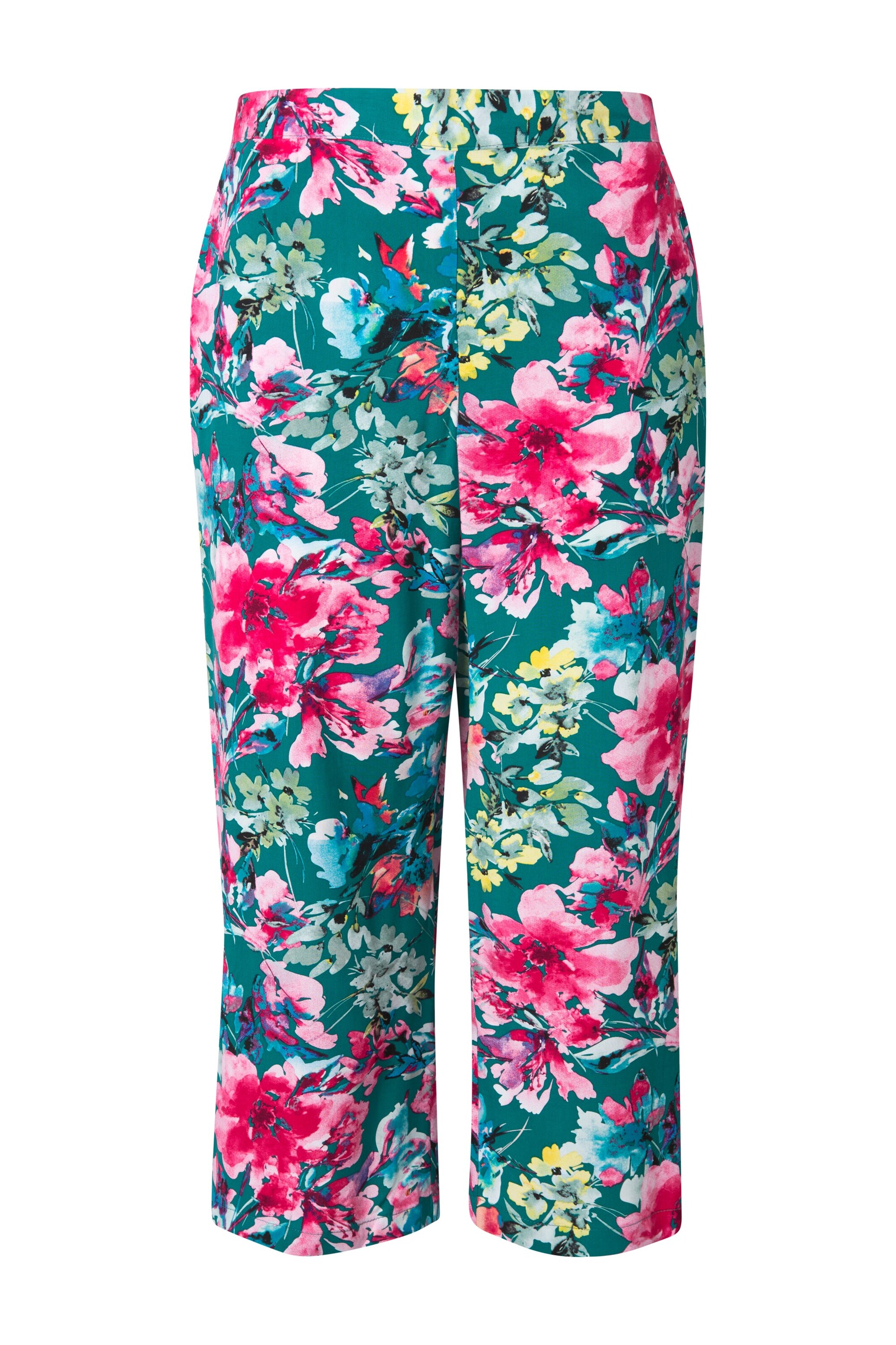 MIAMODA Wide Leg Hose in Grün: Vorderseite