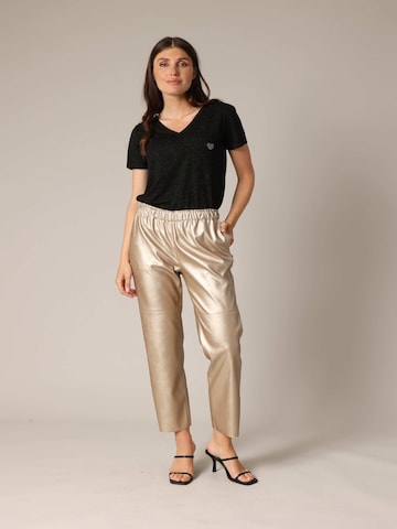 Regular Pantalon Deeluxe en or
