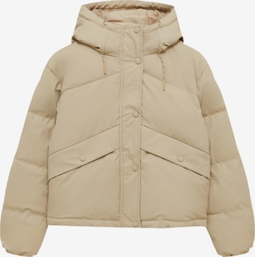 Pull&Bear Tussenjas in Beige: voorkant