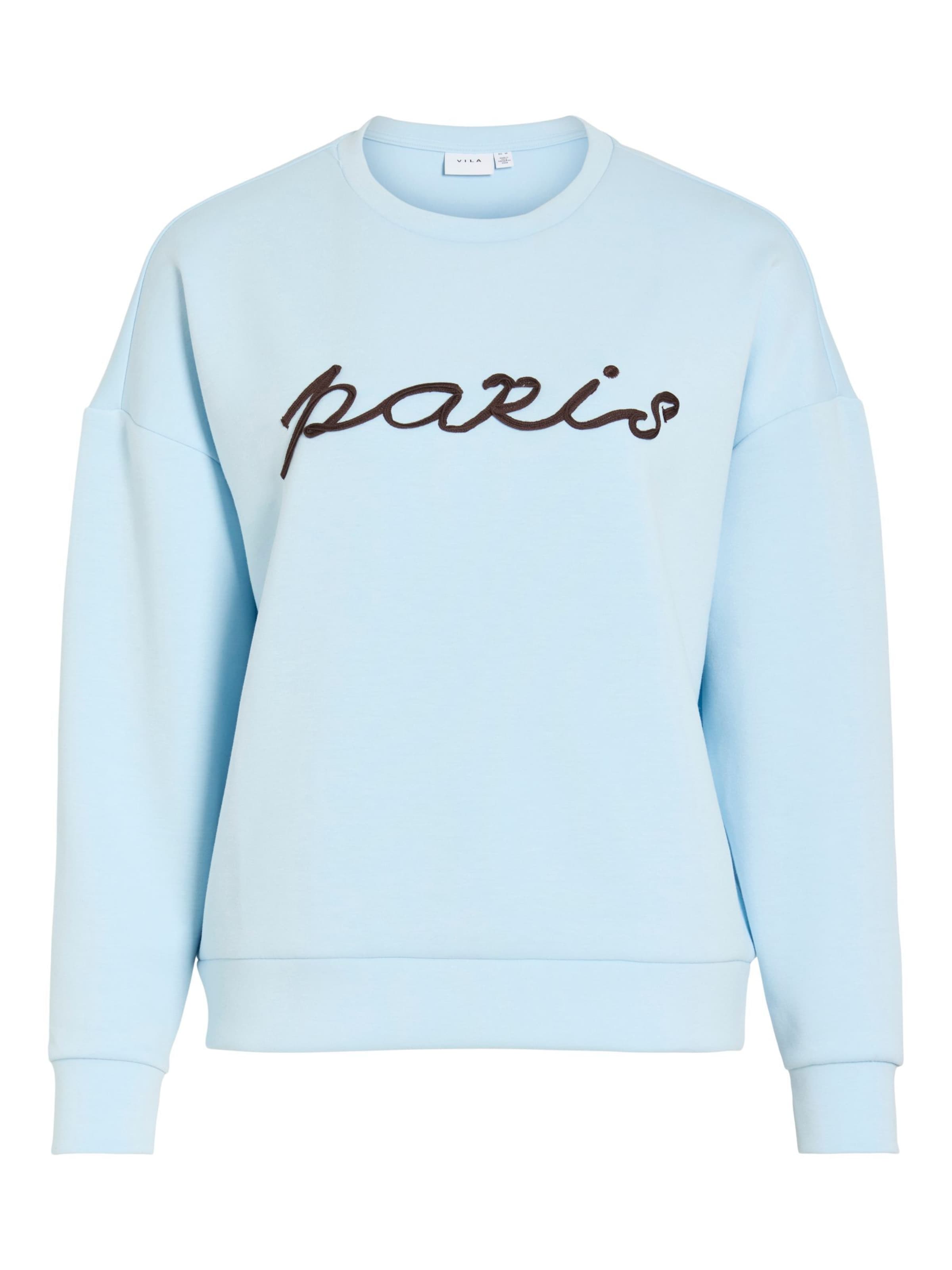 Sweat-shirt 'VISif' VILA en bleu : devant