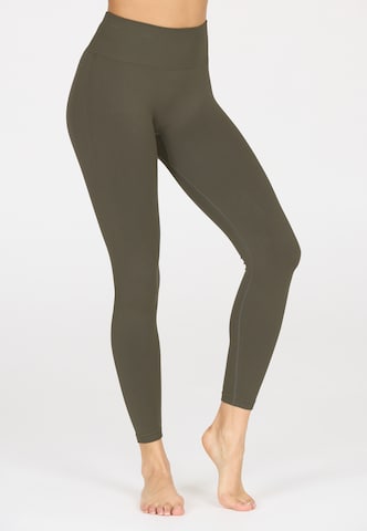 Athlecia Slim fit Leggings in Grey: front