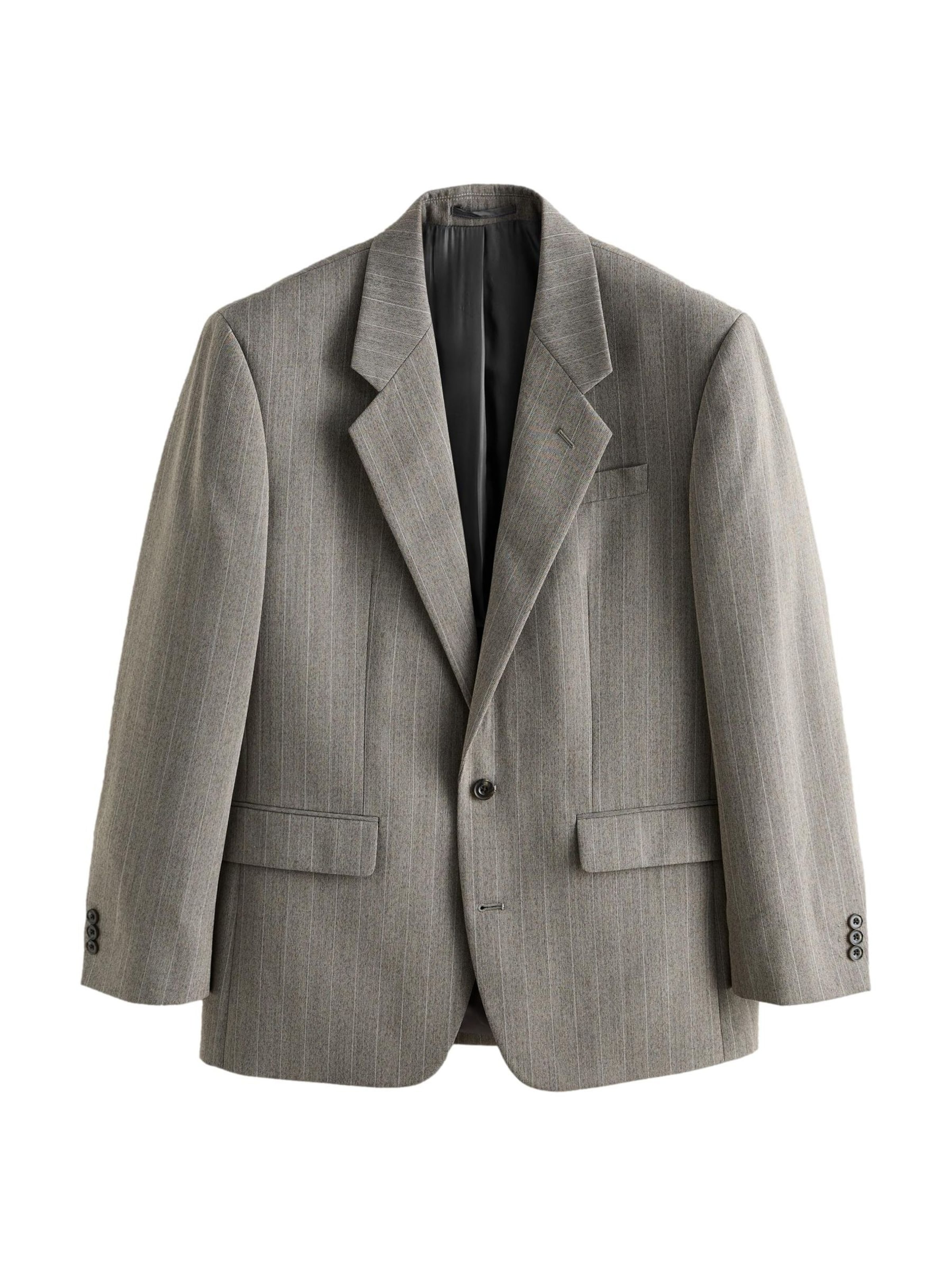 Next Regular fit Colbert in Beige: voorkant