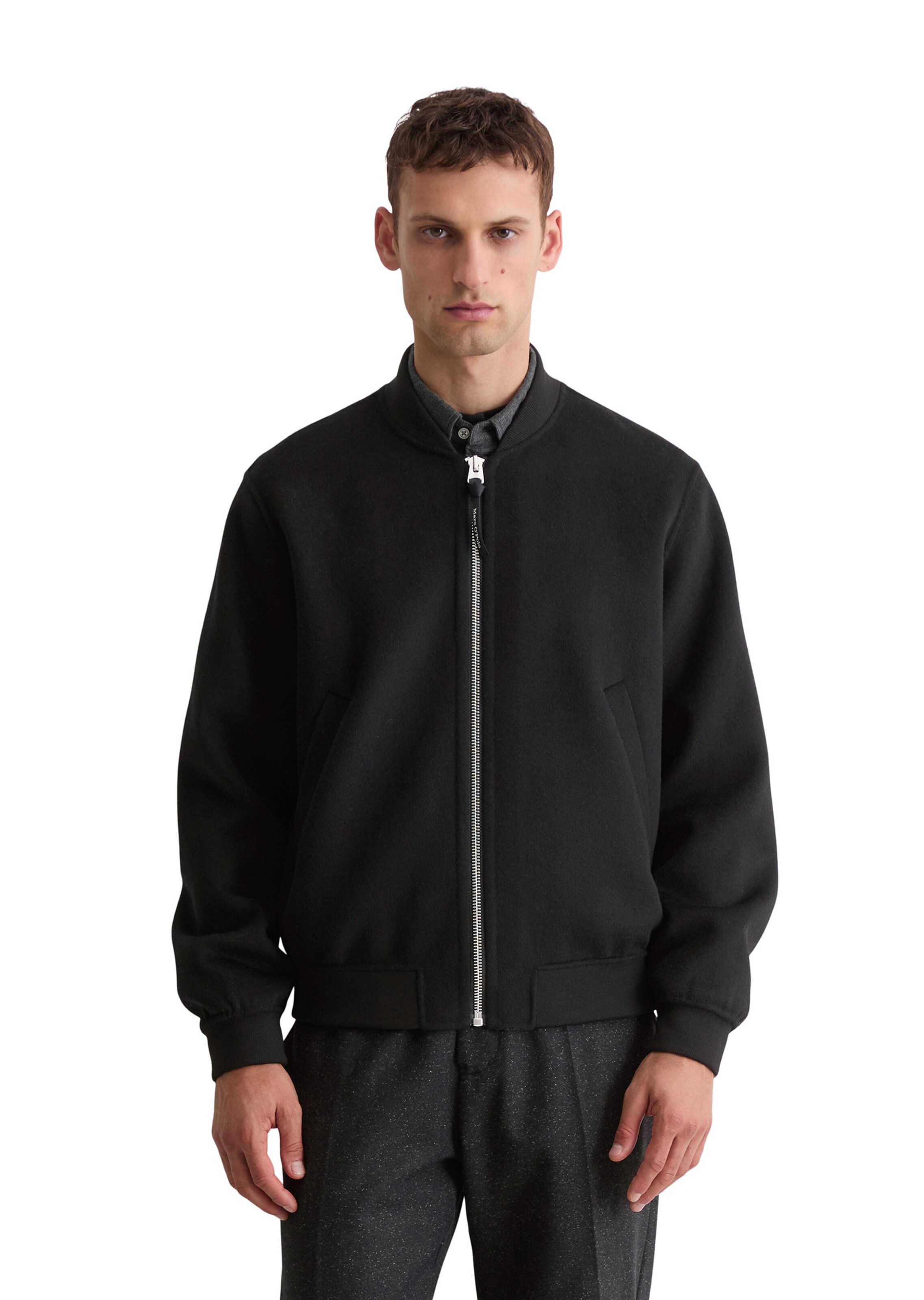 Marc O'Polo Between-Season Jacket in Black: front
